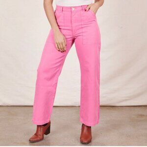 Big Bud Press Work Pants in Bubblegum Pink - NWT
